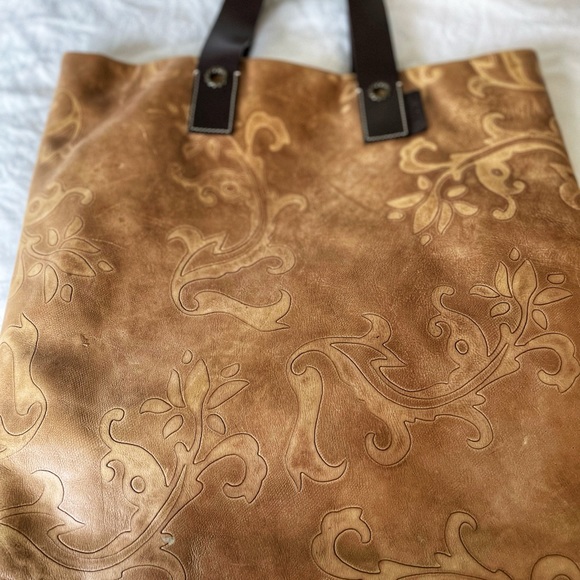 Falor, leather embossed purse. - Picture 3 of 8